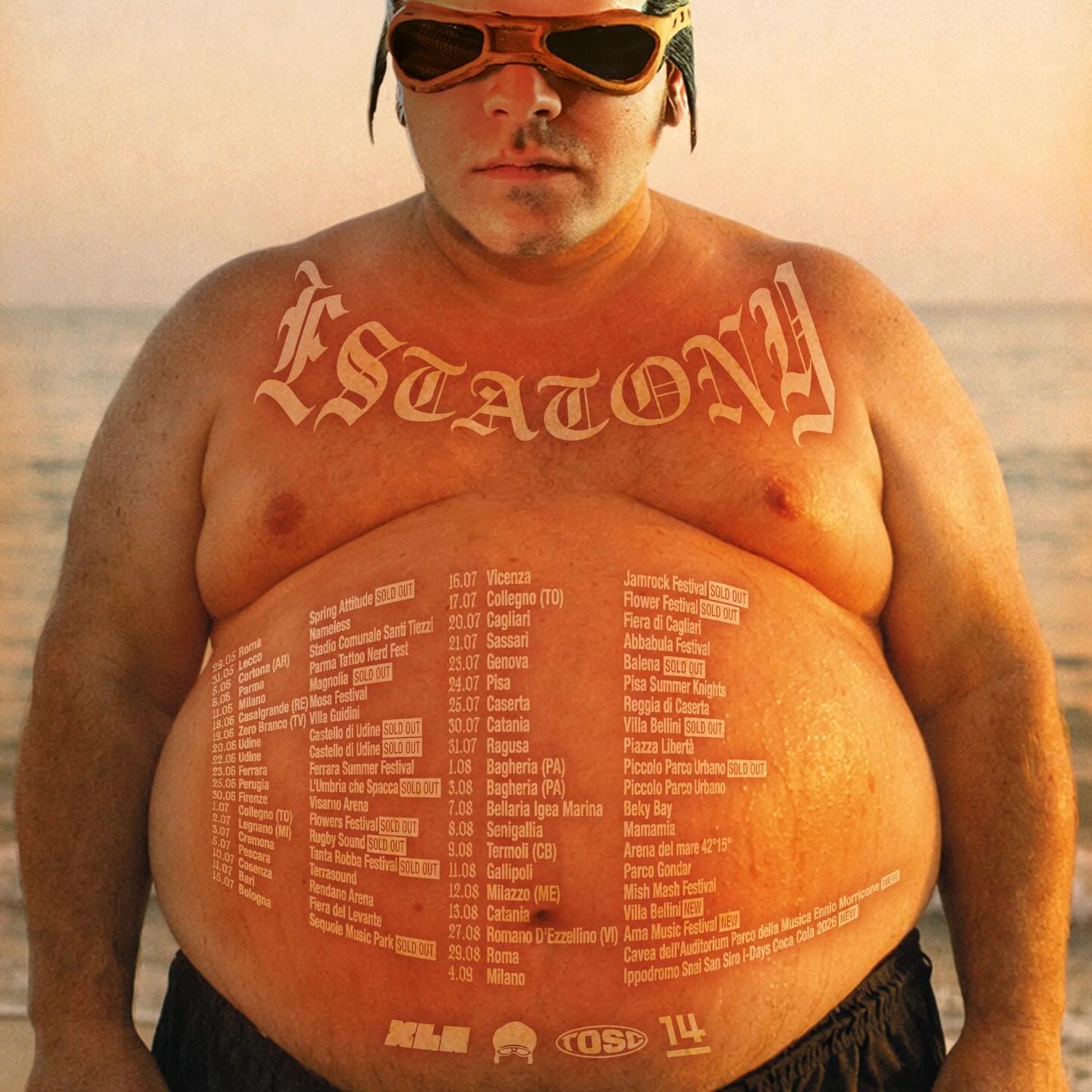 TonyPitony ESTATONY Tour Poster 2026